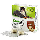 Дронтал Плюс XL (Drontal plus XL) Антигельмінтик зі смаком м'яса для собак