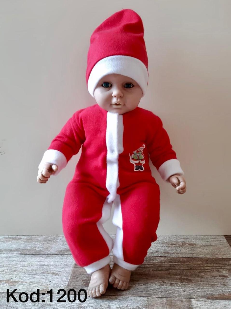 Новорічні дитячі костюми Діда Мороза для немовлят