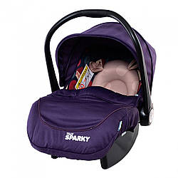 Дитяче автокрісло-переноска фіолетова TILLY Sparky T-511 Indigo Purple від народження до 15 місяців