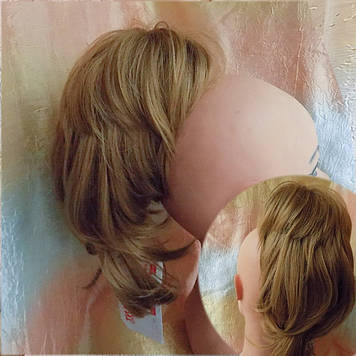 Хвіст шиньон каскад на крабі пісочний  L22A- 15