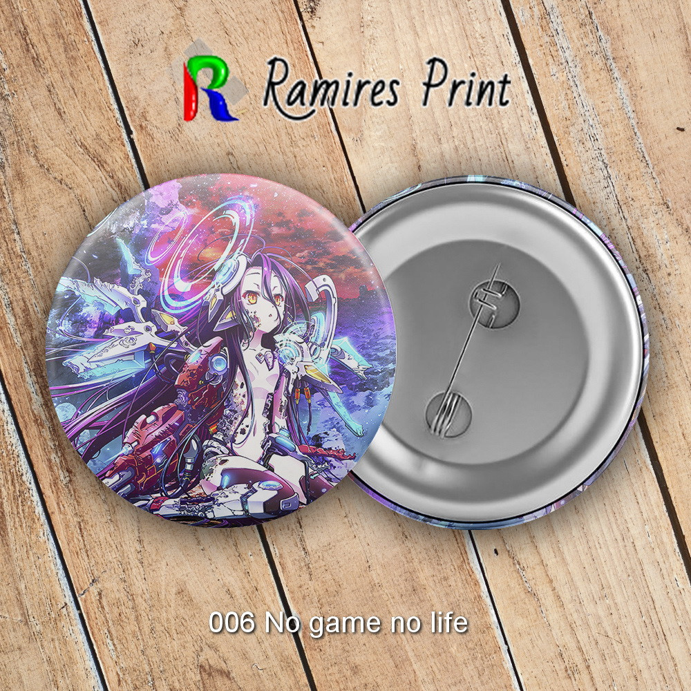 Значок 32 мм Аніме No game no life 006, фото 1