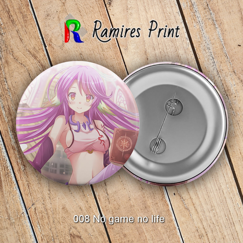 Значок 56 мм Аніме No game no life 008, фото 1