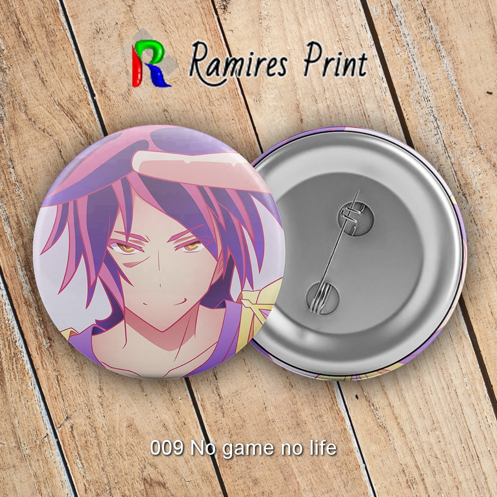 Значок 56 мм Аніме No game no life 009, фото 1