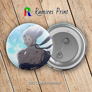 Значок 56 мм Аніме Onepunchman 003