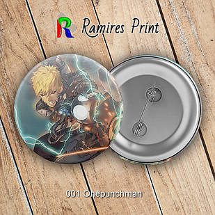 Значок 32 мм Аніме Onepunchman