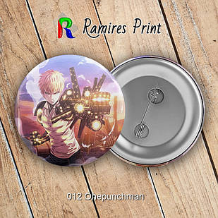 Значок 56 мм Аніме Onepunchman 012