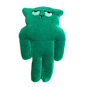 Іграшка-подушка, Кіт, малий, зелений