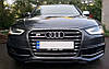 Решітка радіатора Audi A4 B8 (11-15) тюнінг стиль S4 (хром рамка), фото 3