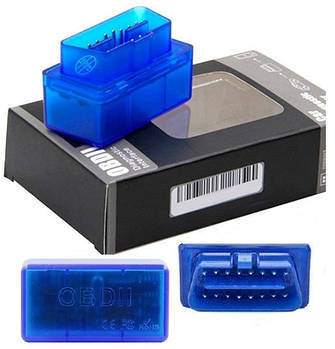 Автосканер ELM 327, V 2.1, OBD2, Bluetooth, чіпи MCP2515-BK3231Q