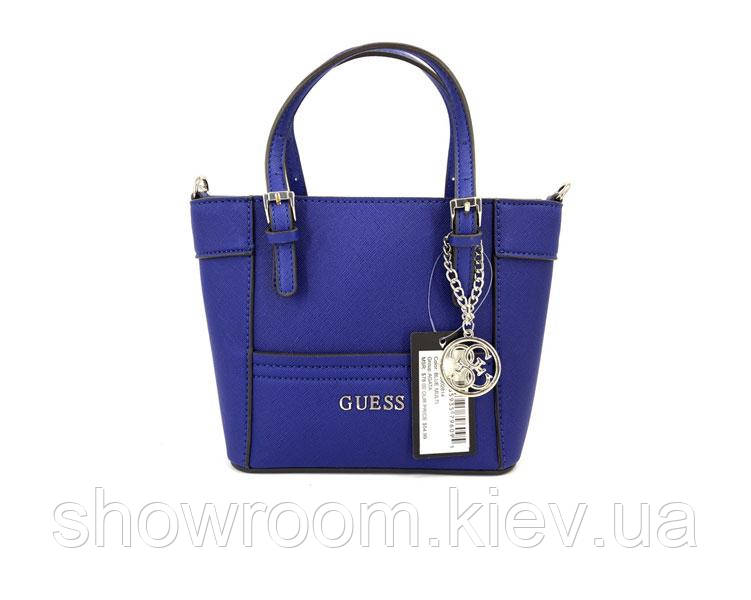 Жіноча брендова сумка кроссбоди Guess (814) синя