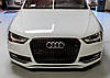 Решітка радіатора Audi A4 B8 (11-15) тюнінг стиль RS4 (чорний глянець), фото 6