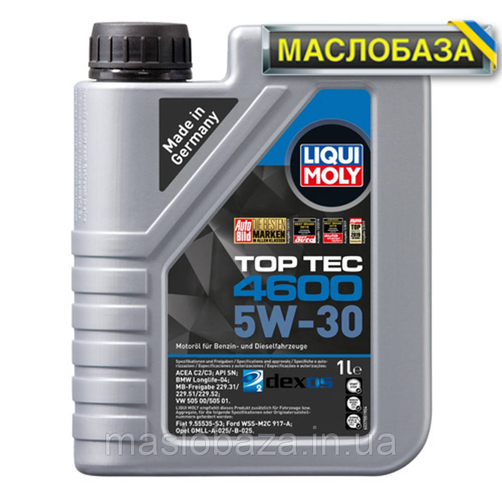 Liqui Moly Синтетичне моторне масло - Top Tec 4600 5W-30 1 л.
