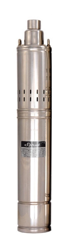 Свердловинний насос SPRUT 4S QGD 1.2-50-0.37 + кабель 10м глибинний шнековий насос напір 93м, 2 м3/год, 580 Вт