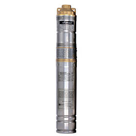 Свердловинний насос SPRUT QGDa 1.8-50-0.5 + пульт+ кабель 10м глибинний насос 90м, 750 Вт, 45 л/хв