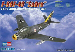 American F-86F-40 “Sabre” Fighter. Збірна пластикова модель. 1/72 HOBBY BOSS 80259