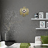 Футбольний клуб Арсенал Годинник із вінілу Арсенал Подарунок для тренера Декор у кабінет Годинника золоті 300 мм, фото 2