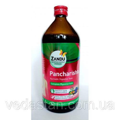Панчаришта, кислотність, гази, розлад шлунка, метеоризм і запори, Pancharishta (450 мл)