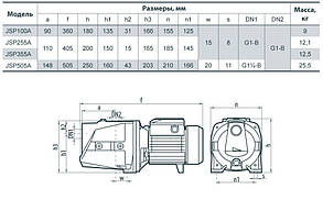 Відцентровий насос NPO JSP-100A, фото 4