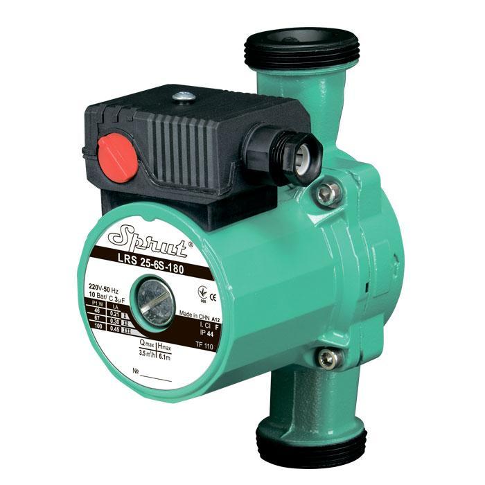 Циркуляційний насос NPO LRS 25-6S-180 для опалення напір: 6,1 мподача: 3,5 м3/год потужність: 100 Вт