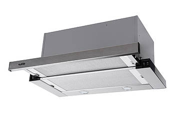 Витяжка телескопічна VENTOLUX GARDA 50 INOX (1100) SMD LED неіржавка сталь, фото 1