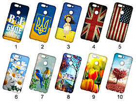 Силіконовий чохол із малюнком для Huawei Nova 2 Plus