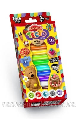 Тісто для ліплення MASTER DO 3+ (10 кольорових брикетів) («Danko Toys»)