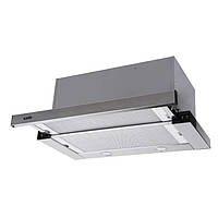 Выдвижная телескопическая вытяжка нержавейка VENTOLUX GARDA 60 INOX (1300) SMD LED