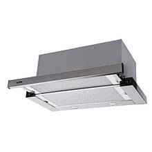 Висувна телескопічна витяжка неіржавка VENTOLUX GARDA 60 INOX (1300) SMD LED