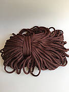 Шнур коричневий декоративний 4 5 мм діаметр
