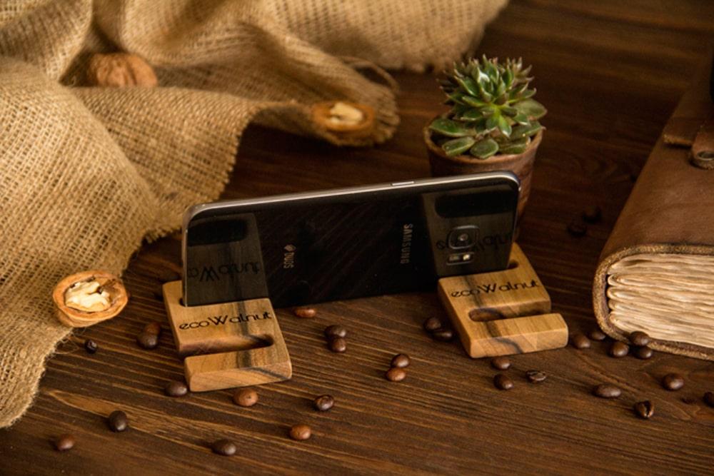 Органайзер з натурального дерева «Гачок» оригінальний корисний незвичайний подарунок, фото 1