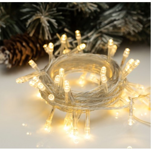 Гірлянда світлодіодна нитка 18 м, 200 led прозорий дріт, фото 1