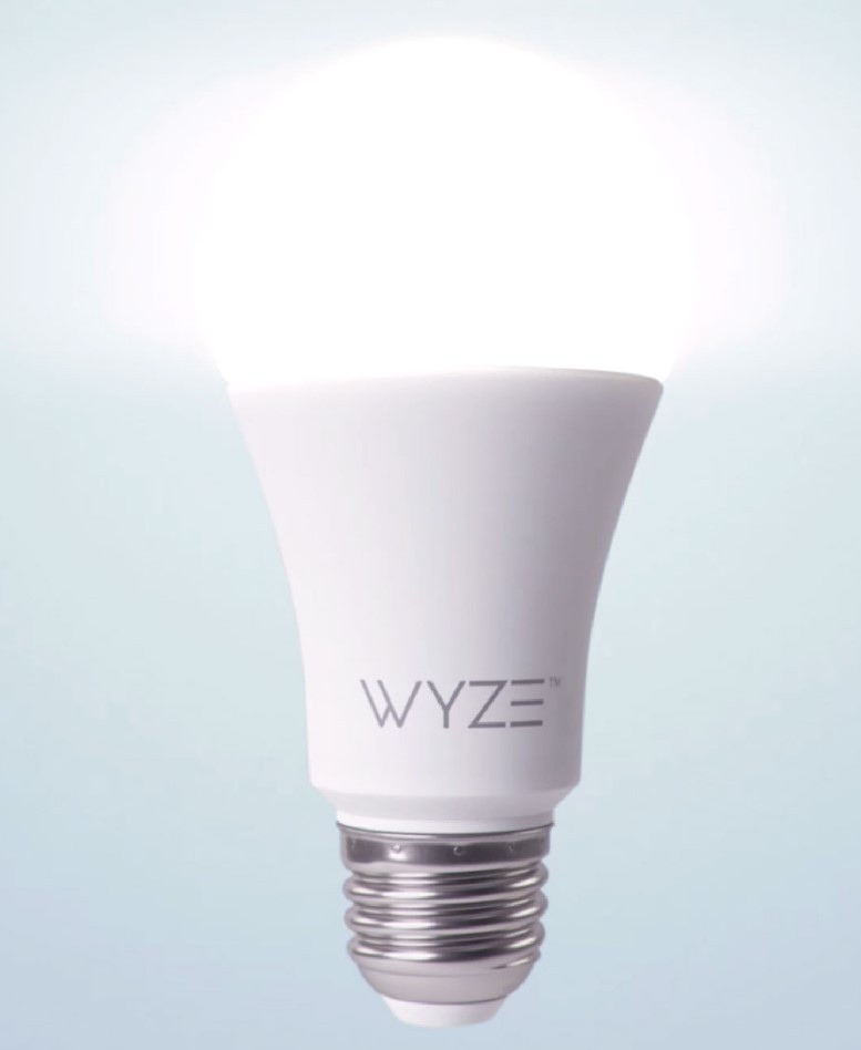 Розумна світлодіодна лампа Wyze Bulb LED Wi-Fi з димуванням і зміною температури світіння, 800 Lumen,9,5Вт