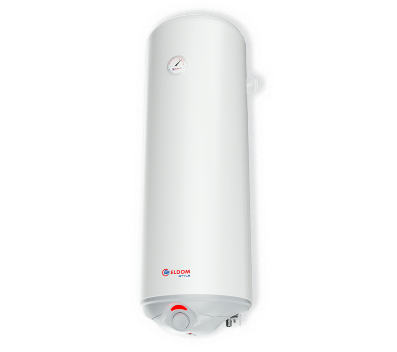 Електроводонагрівач накопичувальний Eldom Style Dry Slim 50л 1600 Вт бойлер з мокрим теном 750x360x380 мм