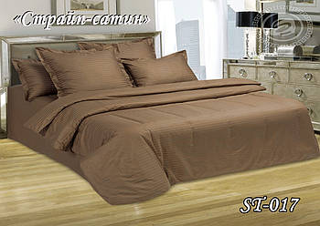 Комплект постільної білизни Тет-@-Тет сімейний Страйп-сатин ST-017