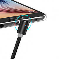 Магнітний кабель для заряджання Topk USB 2m 2.1 A 360° (TK51i-VER2) Lightning Black для ґаджетів Iphone 1 шт., фото 7