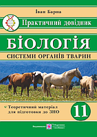 Біологія. 11 клас. Практичний довідник. Системи органів тварин. (ПіП)