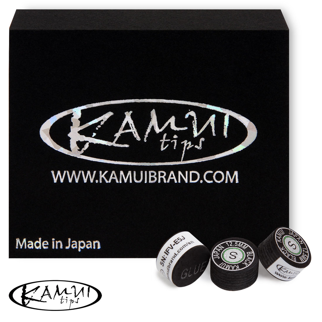 Наклейка для кия Kamui Black 12,5 мм Soft 1шт