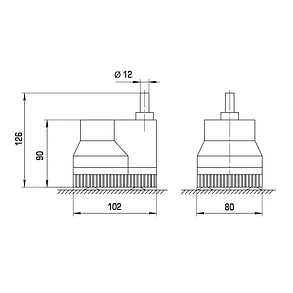 Насос Sprut FSP 1125A для декоративних водоспадів, фонтанів і акваріумів напір 1,8 м глибина 2м, потужність 25, фото 2