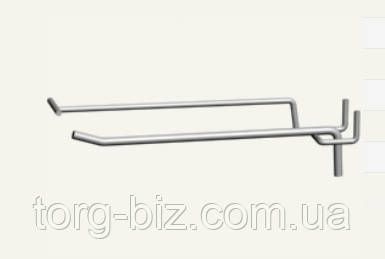 Гачок із цінником для стелажів сіток — від 100 шт.