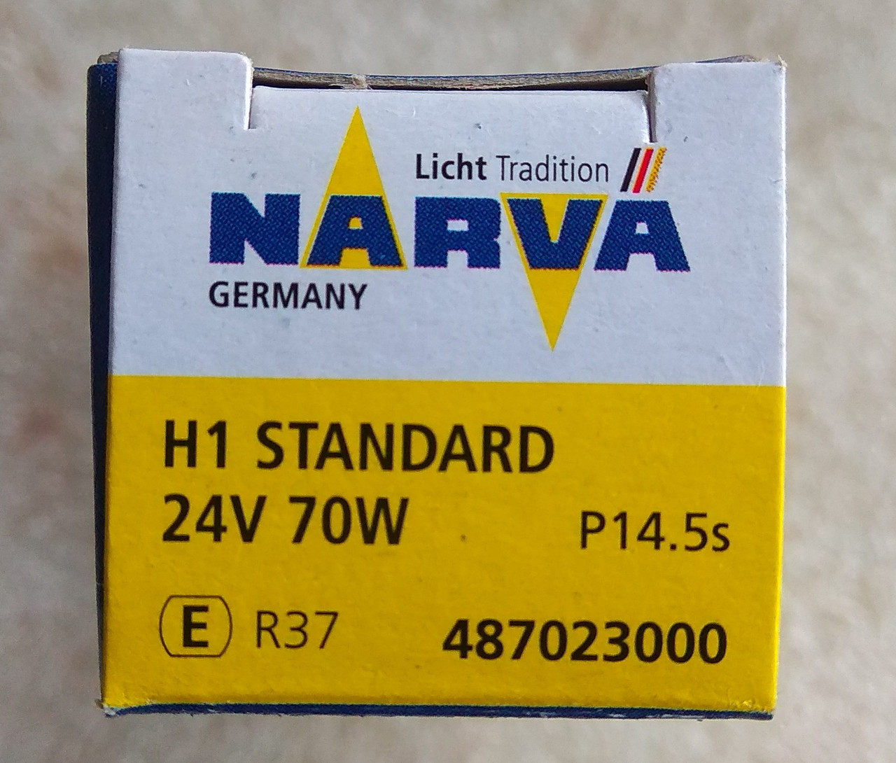 Лампа галогенова Narva H1 24v 70w