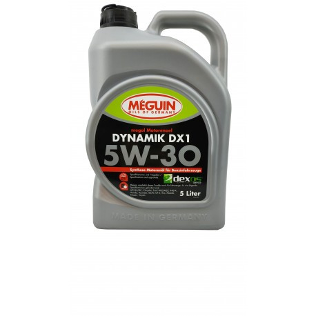 Синтетическое моторное масло Meguin megol motorenoel Dynamik DX1 sae 5w30 5L - фото 1 - id-p40407686