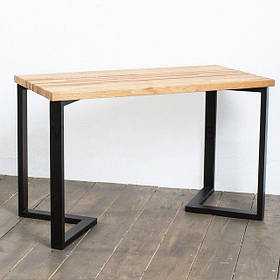 Комплект опор для столу з металу 566×325 мм, H 730 мм 2 шт Чорний