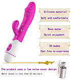 Подвійний фаллоімітатор вібратор для жінок Кролик вібратор для клітора Великий жіночий вібратор ділдо фалос, фото 7