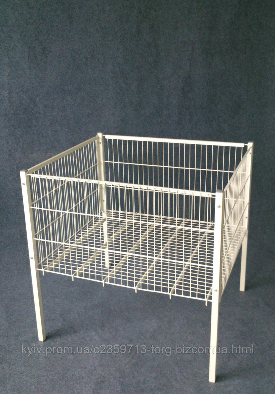 Акційний стіл Корзина напольна демонстраційний стіл 600х600х800 (h)