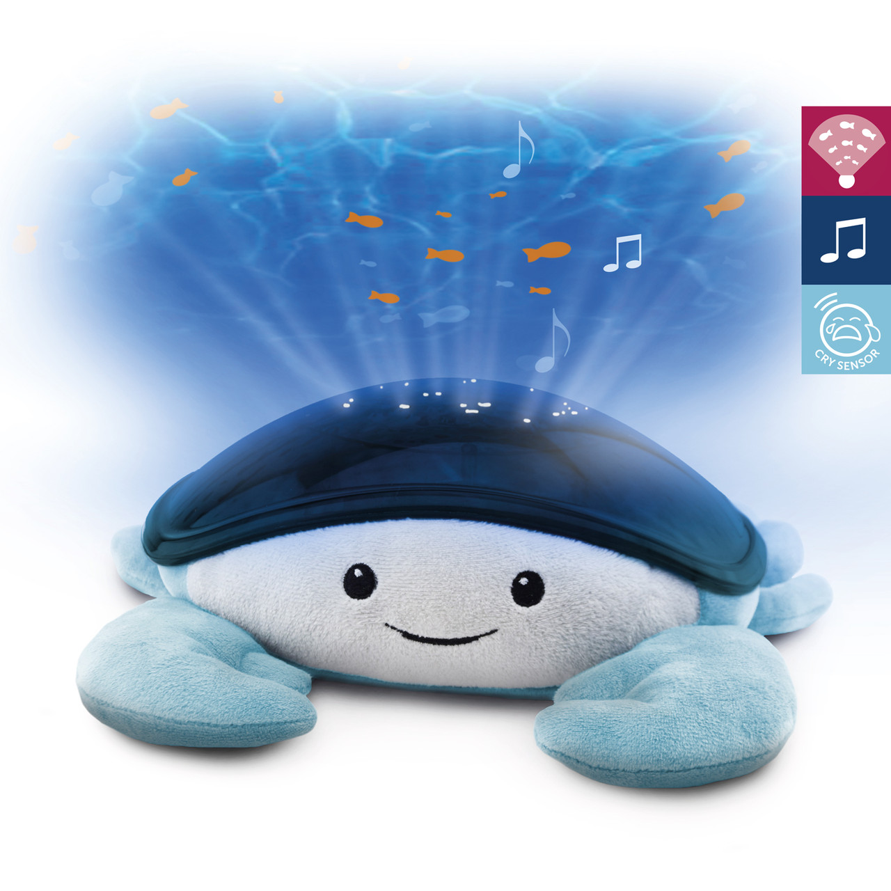 ZAZU — нічник-проєктор рухомого океану із заспокійливими мелодіями, CODY Краб, фото 1