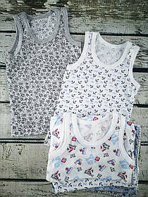 Майка для хлопчиків з принтом (0401) Бавовна GABBI