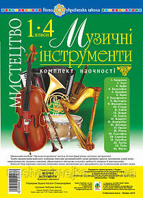 Мистецтво. 1-4 класи. Музичні інструменти. Комплект наочності. НУШ. (Богодан)