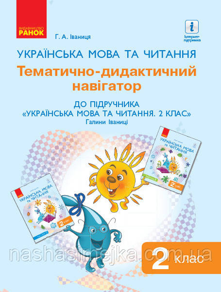 НУШ Українська мова та читання. 2 клас. Тематично-дидактичний навігатор до підручника Г. А. Іваниці, фото 1