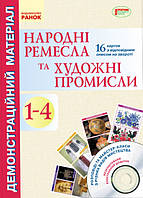 Народні ремесла та художні промисли. 1-4 клас. Демонстраційний матеріал + CD-диск. (Ранок)