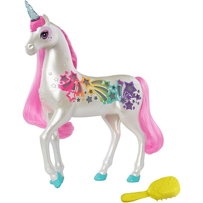 Інтерактивний єдиноріг Барбі Сяючий Єдиноріг Barbie Dreamtopia Brush 'n Sparkle Unicorn, фото 1